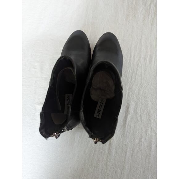 Steve Madden Size 8.5 Boots Chelsea Leather Office Party Concert School Fall - Picture 8 of 12